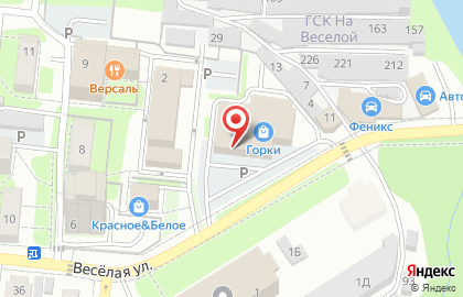 Торговый центр Горки в Орле на карте