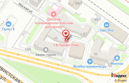 Компания по оказанию миграционных услуг Абвг на Большевистской улице на карте
