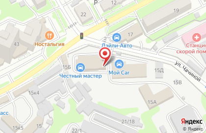 Автомастерская А+ на карте