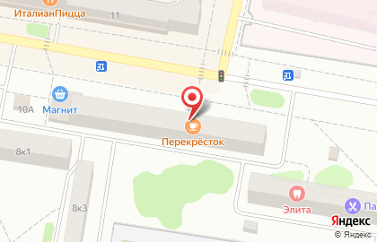 Кафе Перекресток на улице Воронова на карте