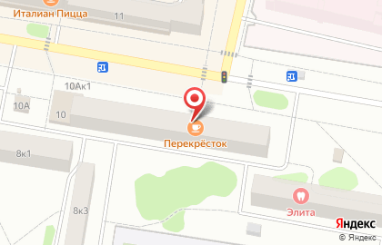 Кафе Перекресток на улице Воронова на карте