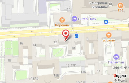 Стрит-кафе RedDoor на Рижском проспекте на карте
