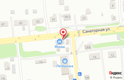 Моква на карте