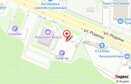 Таиф-нк азс в Советском районе на карте