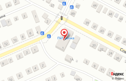 Супермаркет Пятёрочка в Краснофлотском переулке на карте