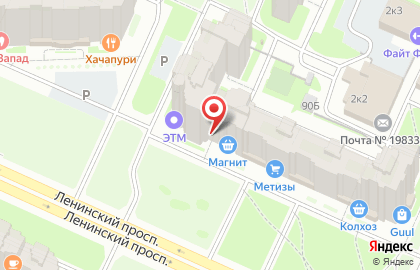 Компания Галерея Дверей в Красносельском районе на карте