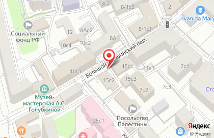 Юридическая компания Niklaw в Большом Лёвшинском переулке на карте