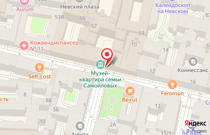 Мемориальный музей актеров Самойловых на карте