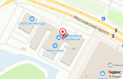 Компания ПРОРАБ на Московском проспекте на карте