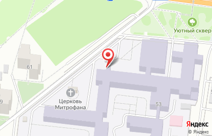 Воронежский институт МВД России на проспекте Патриотов на карте