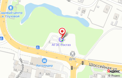 Заправочная станция РосГаз в Куйбышевском районе на карте