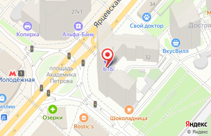 Первый ювелирный ломбард на Ярцевской улице на карте