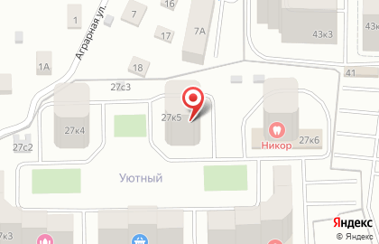 Уютный, ООО Брехово-1 на Жилинской улице на карте