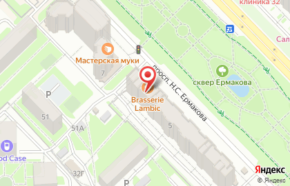 Страховая компания Росгосстрах в Центральном районе на карте