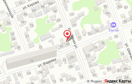 Клиника Алиса в Краснодаре на карте