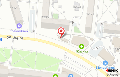 Киоск по продаже фруктов и овощей в Новосибирске на карте