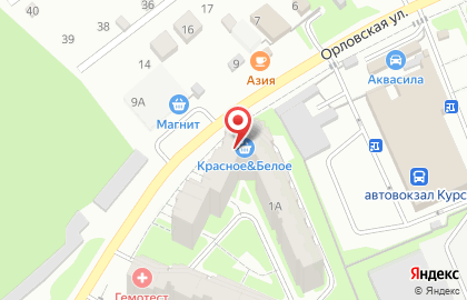 Магазин Красное & Белое в Курске на карте