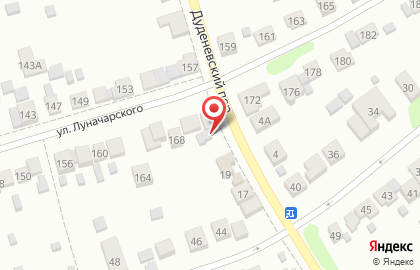 Продовольственный магазин Глория в Дуденевском переулке на карте