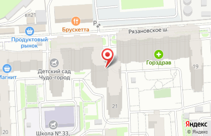 Строящиеся объекты, ООО ПЖИ на Рязановском шоссе на карте