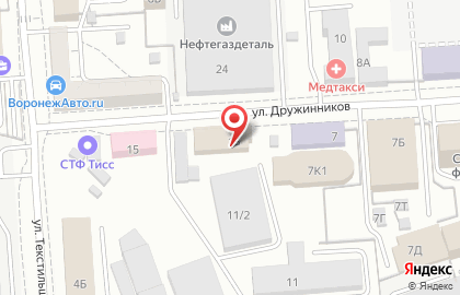 Инжиниринговая компания Агроресурс в Коминтерновском районе на карте