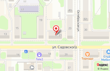 Парикмахерская Ярославна на улице Садовского на карте
