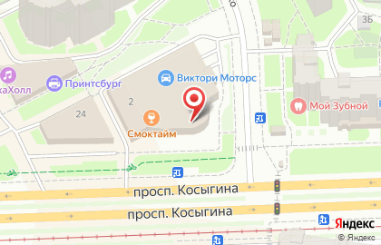 Страховой дом ВСК на метро Ладожская на карте