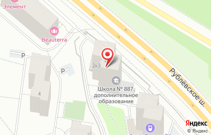Бассейн Кунцево в Кунцево на карте