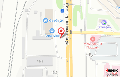 Дикси в Климовске (ул Симферопольская) на карте