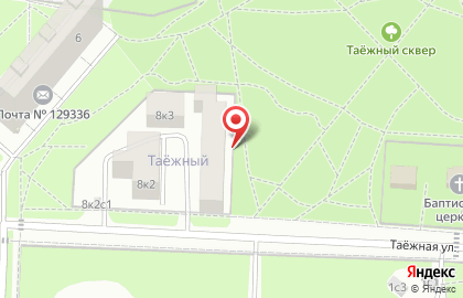 Таёжный, ООО ЖИЛФОНДПРОЕКТ на карте