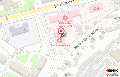 Городская больница №3 г. Бийска в Барнауле на карте