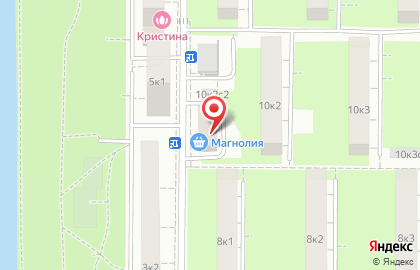 Удобный магазин Магнолия на набережной Новикова-Прибоя на карте