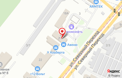Авеню в Ленинском районе на карте