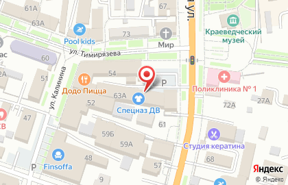 Салон дверей Партнер во Владивостоке на карте