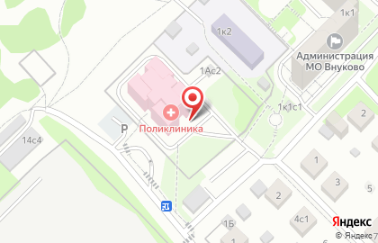 Женская консультация ГКБ им. В.В. Виноградова во Внуково на карте
