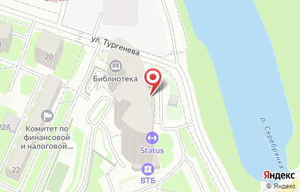Автошкола Профит на улице Тургенева на карте