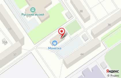 Магазин Монетка на Югорской улице на карте