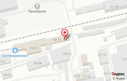 Оптовая база Тэра на Северной улице на карте