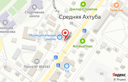 Сеть магазинов и киосков фастфудной продукции Румяный Пирожок на Октябрьской улице на карте