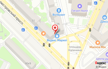 Служба доставки цветов Русский букет на карте