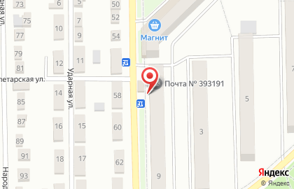 Продовольственный магазин на ул. 9 Пятилетки, 9а на карте