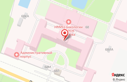 НИИ онкологии им. Н.Н. Петрова на карте