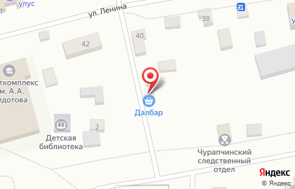 Продуктовый магазин Далбар на улице Курашова на карте