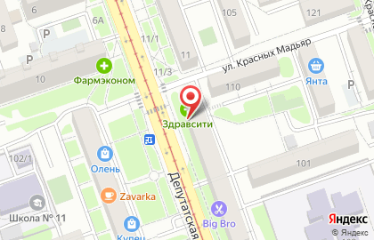 Салон красоты Trend на Депутатской улице на карте