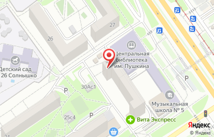 Комплексный центр социального обслуживания населения в Старом Осколе на карте
