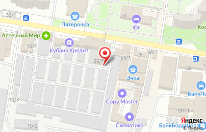 Агент на Кореновской улице на карте