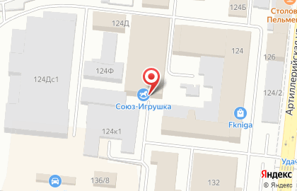 Группа компаний Союз-игрушка в Тракторозаводском районе на карте