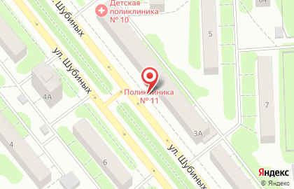 Поликлиника №11 в Иваново на карте