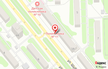 Поликлиника №11 в Иваново на карте