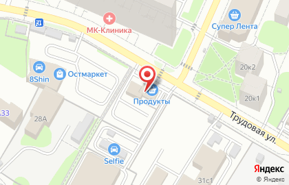 Магазин фруктов и овощей в Москве на карте