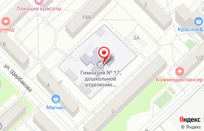 Детский сад Зайчик №19 комбинированного вида на карте